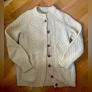 Scottish donegal wool vintage sweater